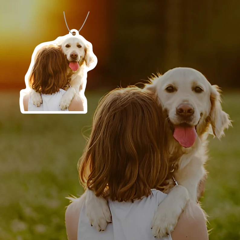 Custom Pet Air Fresheners Pet Picture Printed Air Freshener